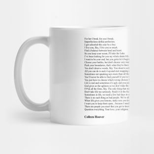 Colleen Hoover Quotes Mug